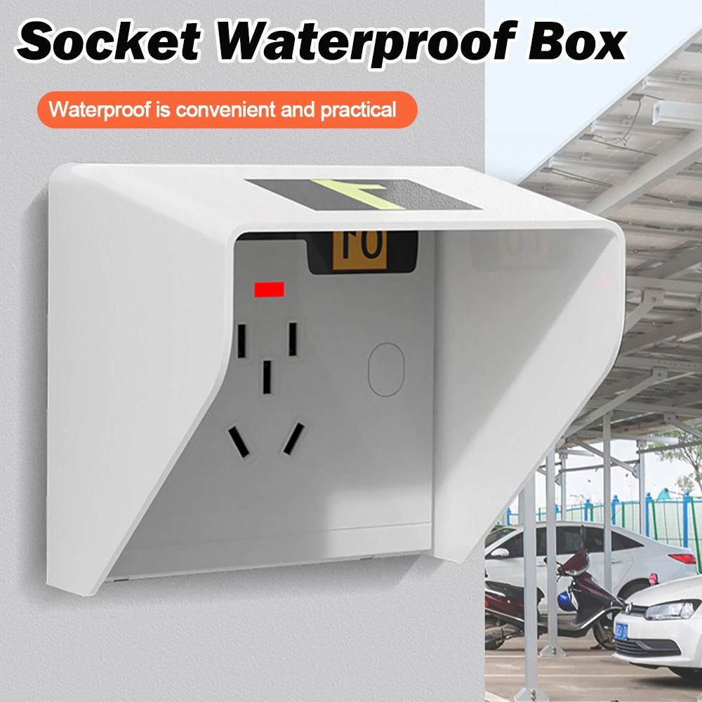 Outdoor Power Socket Cover - Nieuwe Plastic Socket Waterdichte Doos 86