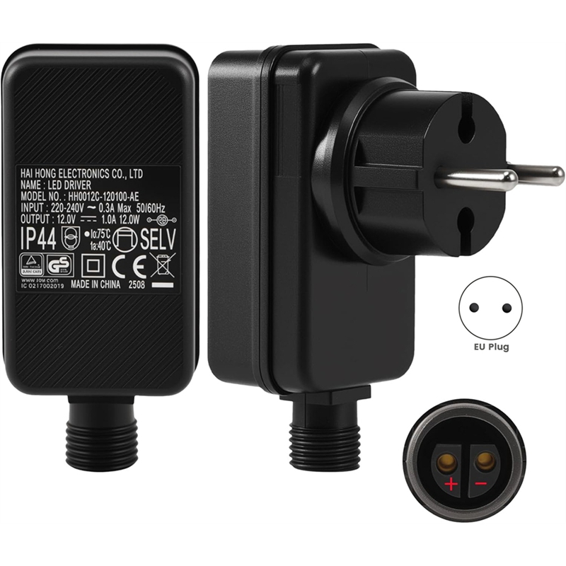 Outdoor Use Power Strip - 12 V/1A LED Voeding, Plug Fairy