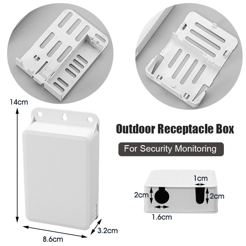 Outdoor Power Receptacle - Buitenbehuizing voor stopcontacten, elektrische aansluitdoos, lade-type