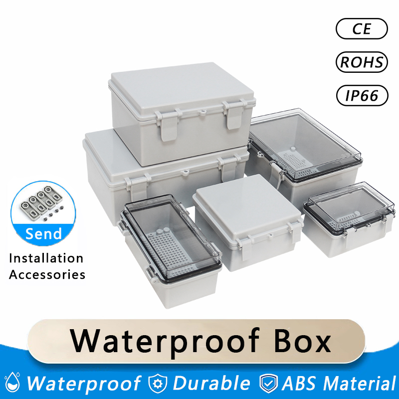 Outdoor Power Junction Box - IP66 waterdichte elektrische aansluitdoos ABS kunststof