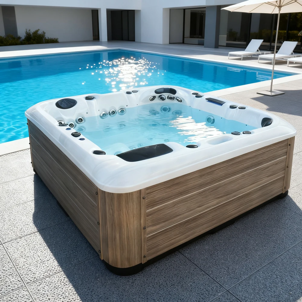 Outdoor Power For Hot Tub - Sunrans Acryl Spa Baden 64 krachtige