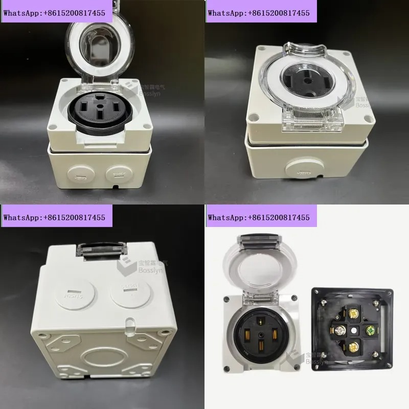 Outdoor Power Receptacle - 1PCS NEMA 14-50R US RV Opbouw