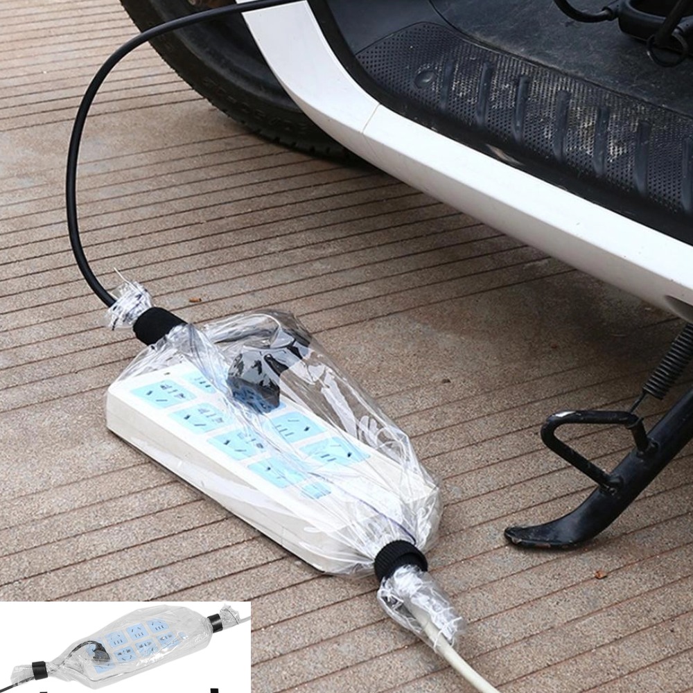 Outdoor Power Socket Cover - Waterdichte EV-oplader regenhoes, stofdichte beschermhoes voor