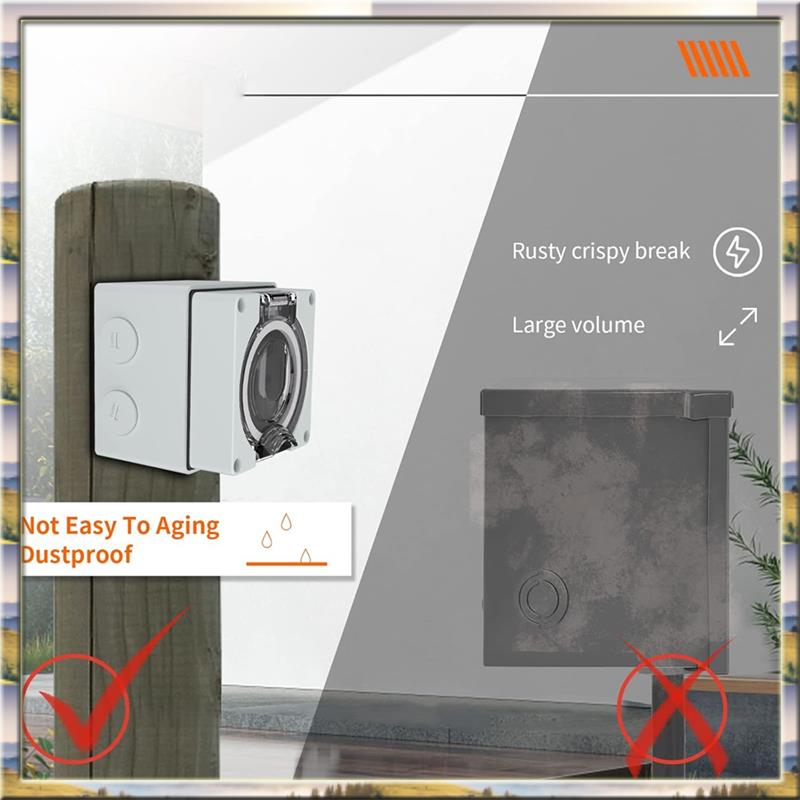 Outdoor Power Receptacle - AA46 HOT-50Amp stopcontactdoos voor buiten, NEMA