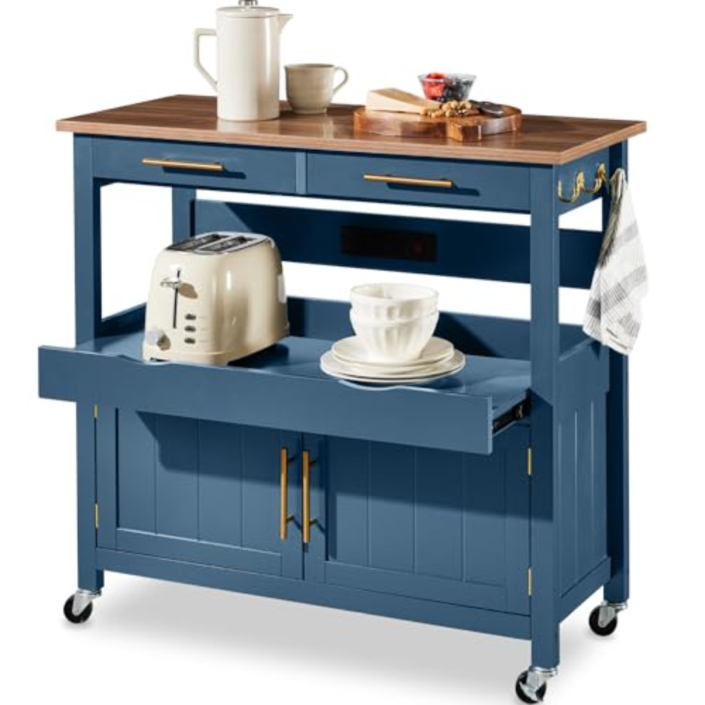 91 cm grote rollende keukenkar - Outdoor Kitchen Power Outlet recensie en prijs