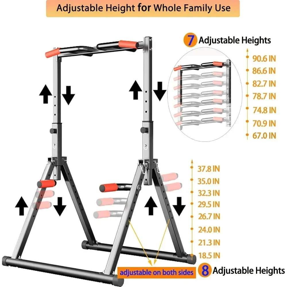 Opvouwbare Power Tower Dip Sta - Outdoor Power Tower Pull Up Bar recensie en prijs