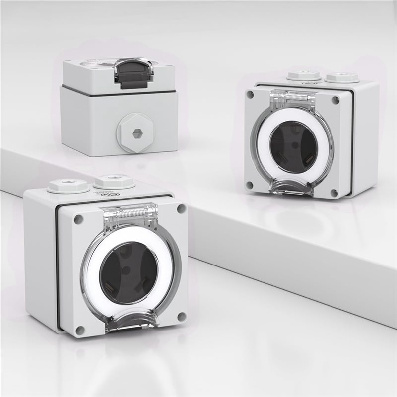 2X 30Amp stopcontactdoos, 125  - Outdoor Power Receptacle recensie en prijs