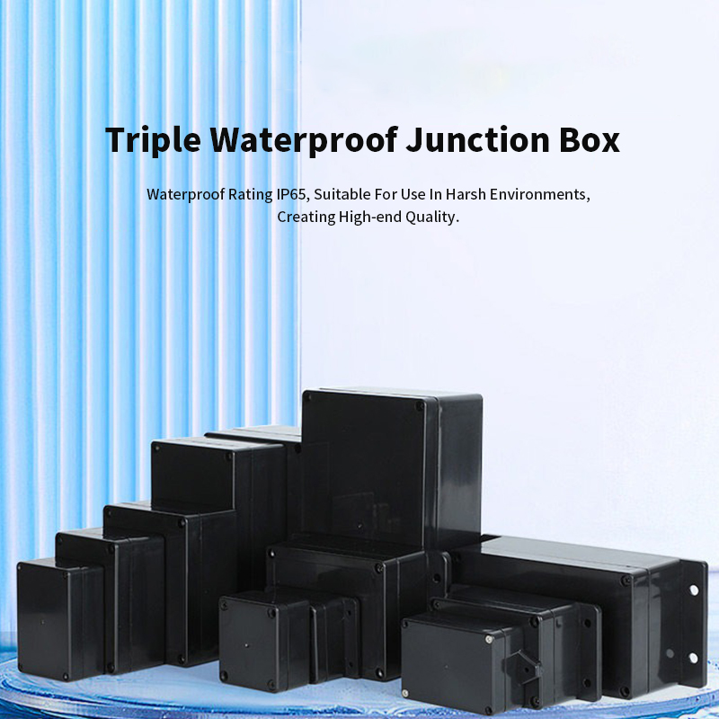 Type F Zwarte waterdichte aans - Outdoor Power Junction Box recensie en prijs