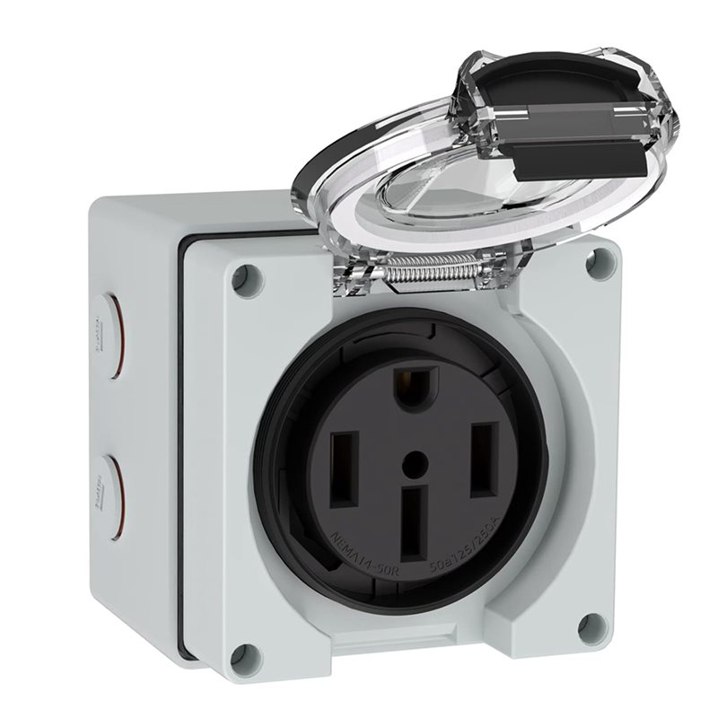 Y17A 6X 50Amp stopcontactdoos, - Outdoor Power Receptacle recensie en prijs