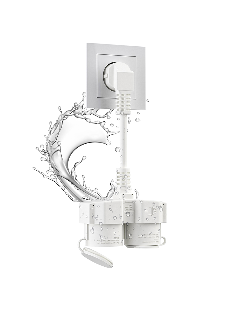 EU Verlengkabel met 2 Schuko-a - Outdoor Power Socket Cover recensie en prijs