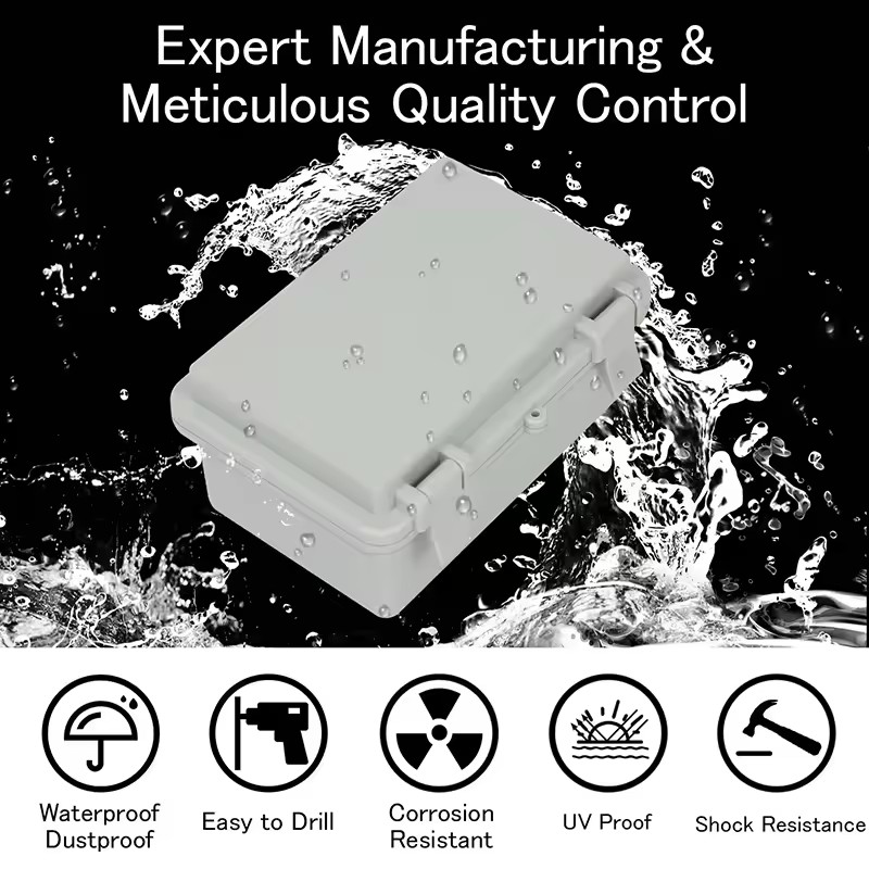 IP66 waterdichte kunststof beh - Outdoor Power Junction Box recensie en prijs