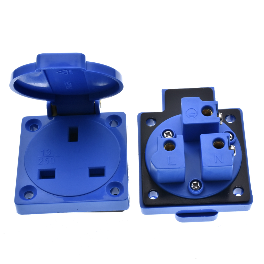 1 stks Groot-Brittannië Zwart  - Outdoor Power Receptacle recensie en prijs