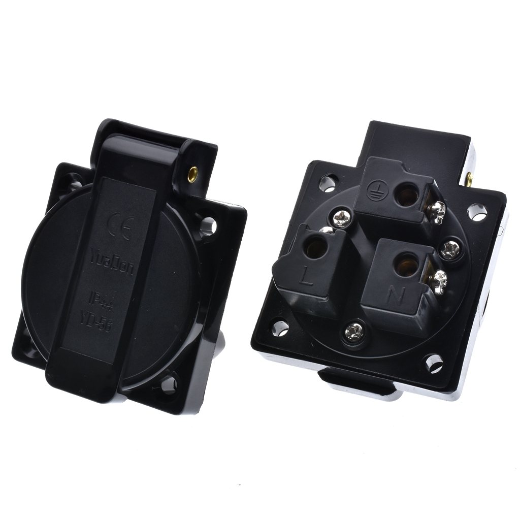 1 stks Groot-Brittannië Zwart  - Outdoor Power Receptacle recensie en prijs
