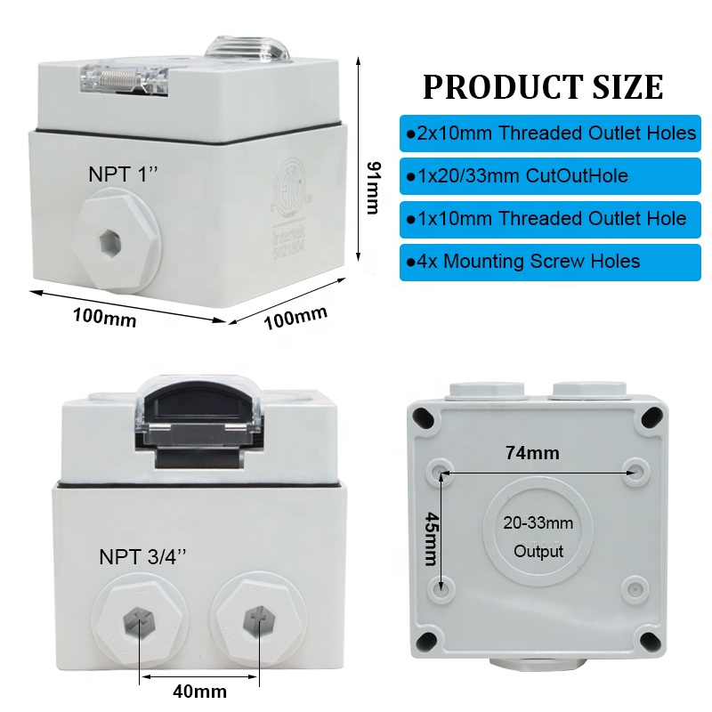 30Amp stopcontactdoos NEMA 14- - Outdoor Power Receptacle recensie en prijs