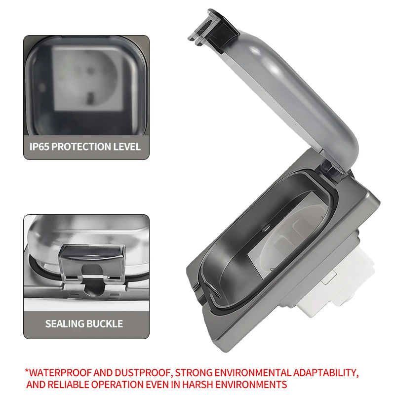 IP65 waterdichte buitencontact - Outdoor Power Receptacle recensie en prijs
