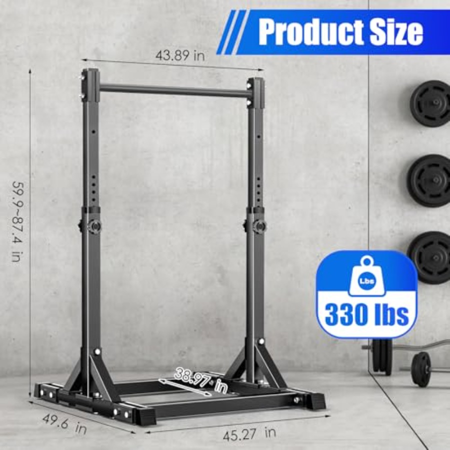 Vrijstaande verstelbare pull-u - Outdoor Power Tower Pull Up Bar recensie en prijs