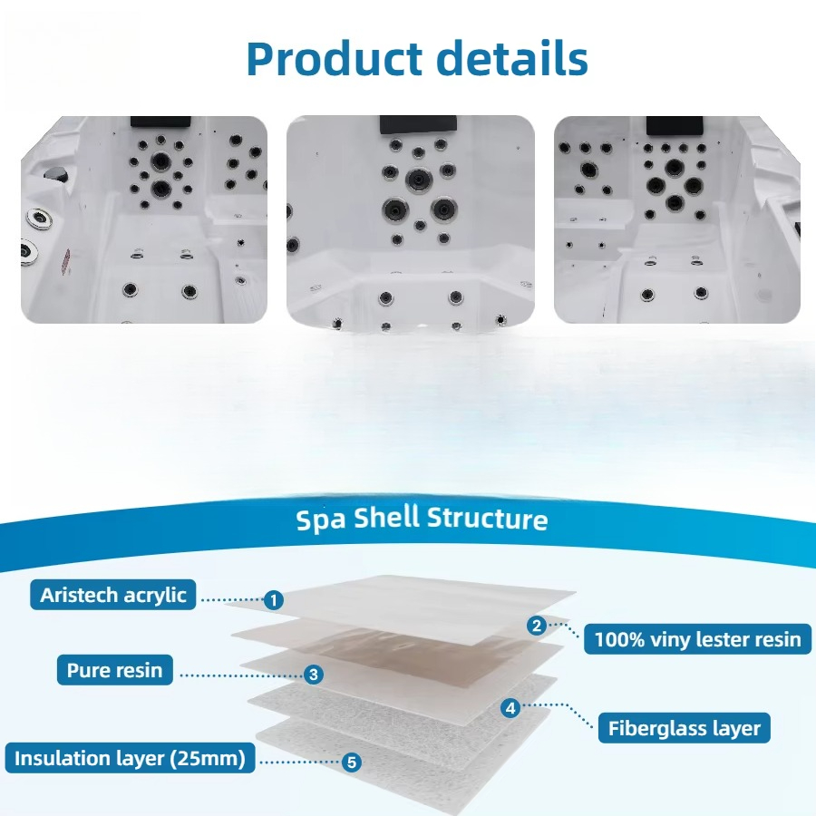 5-persoons premium buitenbadku - Outdoor Power For Hot Tub recensie en prijs