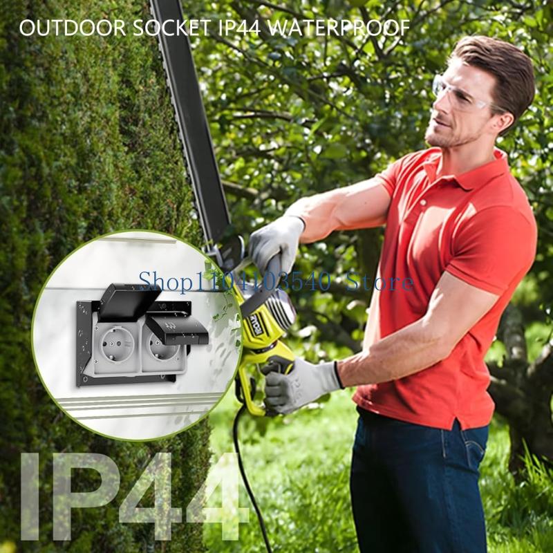 02DC Elektrische uitlaat Huish - Outdoor Power Socket Cover recensie en prijs