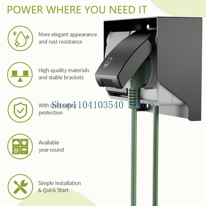 02DC Elektrische uitlaat Huish - Outdoor Power Socket Cover recensie en prijs