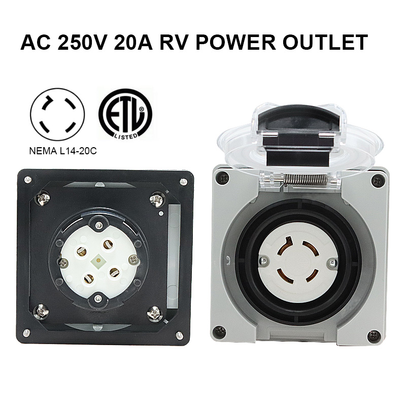 125/250V 20A Generator RV Powe - Outdoor Power Receptacle recensie en prijs