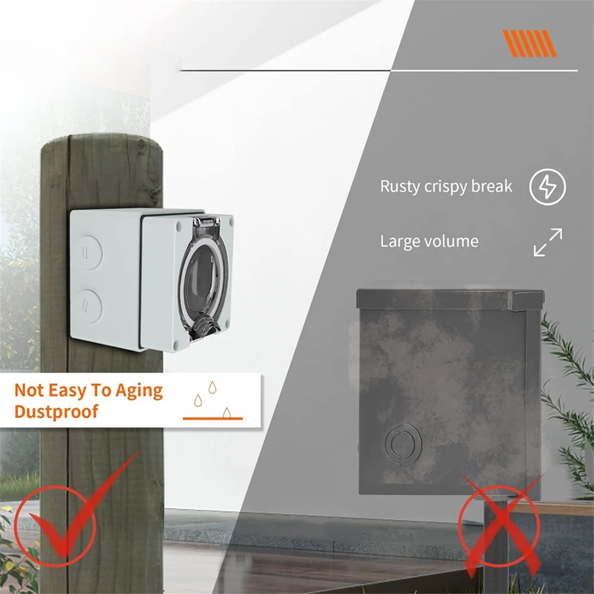 Stopcontactdoos, 125/250 Volt  - Outdoor Power Receptacle recensie en prijs