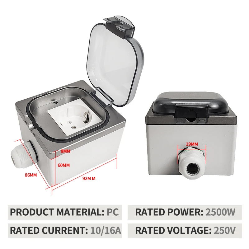 IP65 waterdichte buitenstopcon - Outdoor Kitchen Power Outlet recensie en prijs