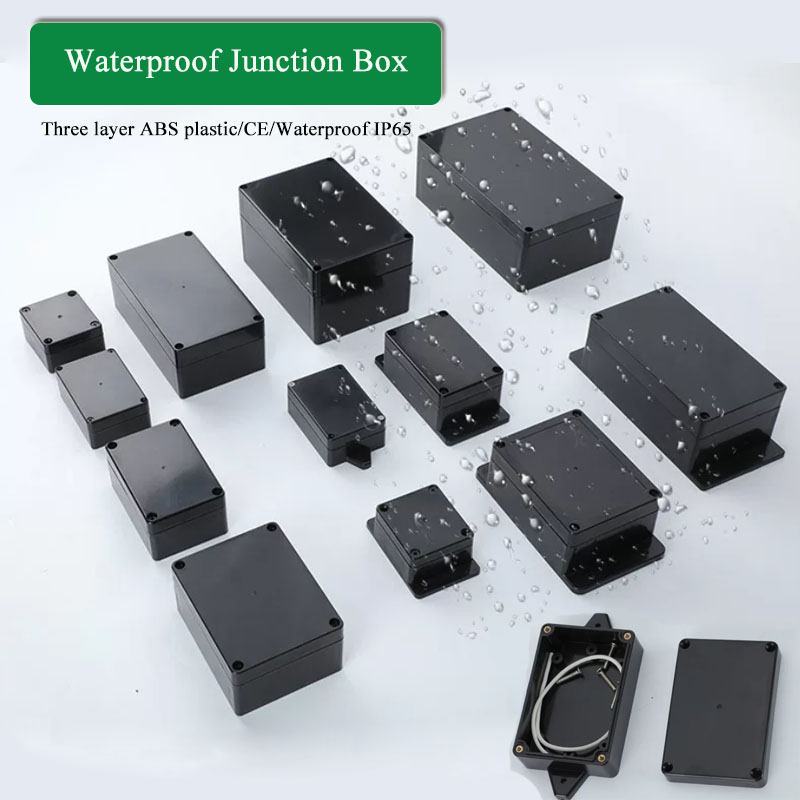 ABS Plastic Zwarte Drievoudig  - Outdoor Power Junction Box recensie en prijs