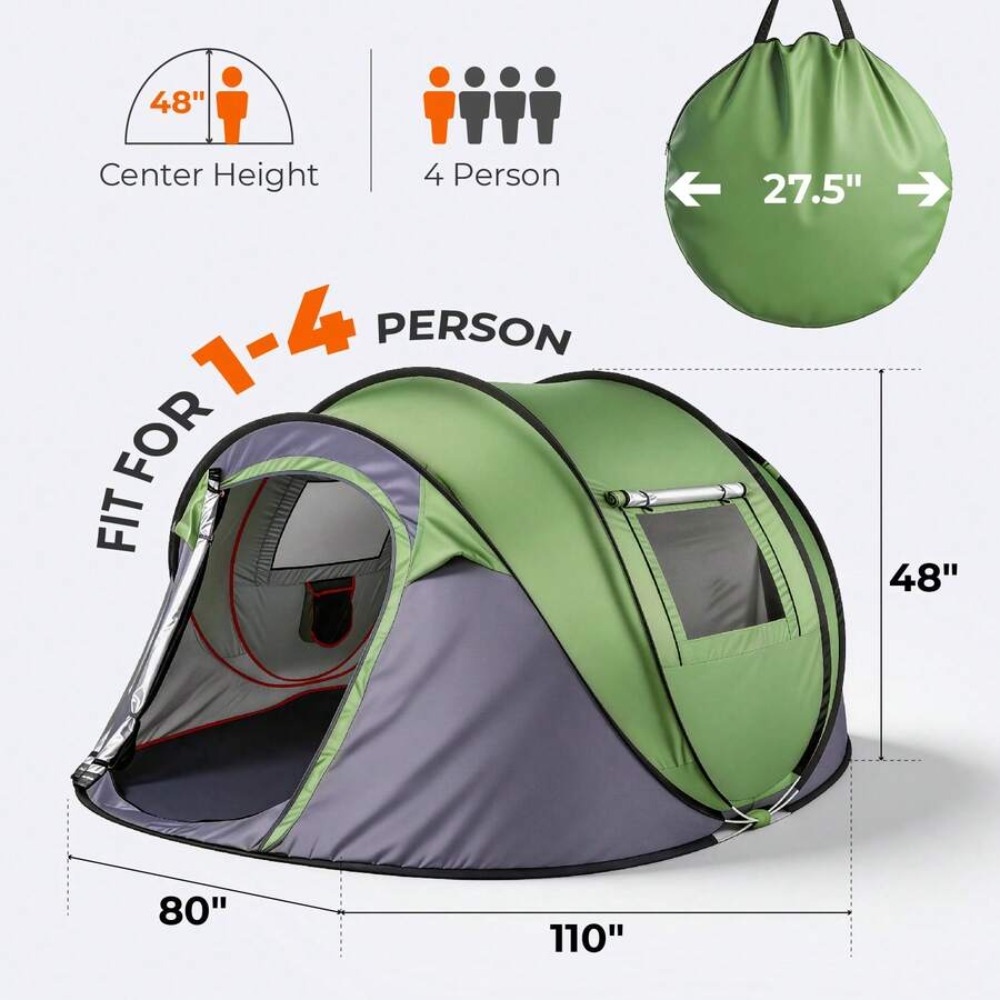 4-persoons opklapbare kampeert - Outdoor Power Socket Cover recensie en prijs