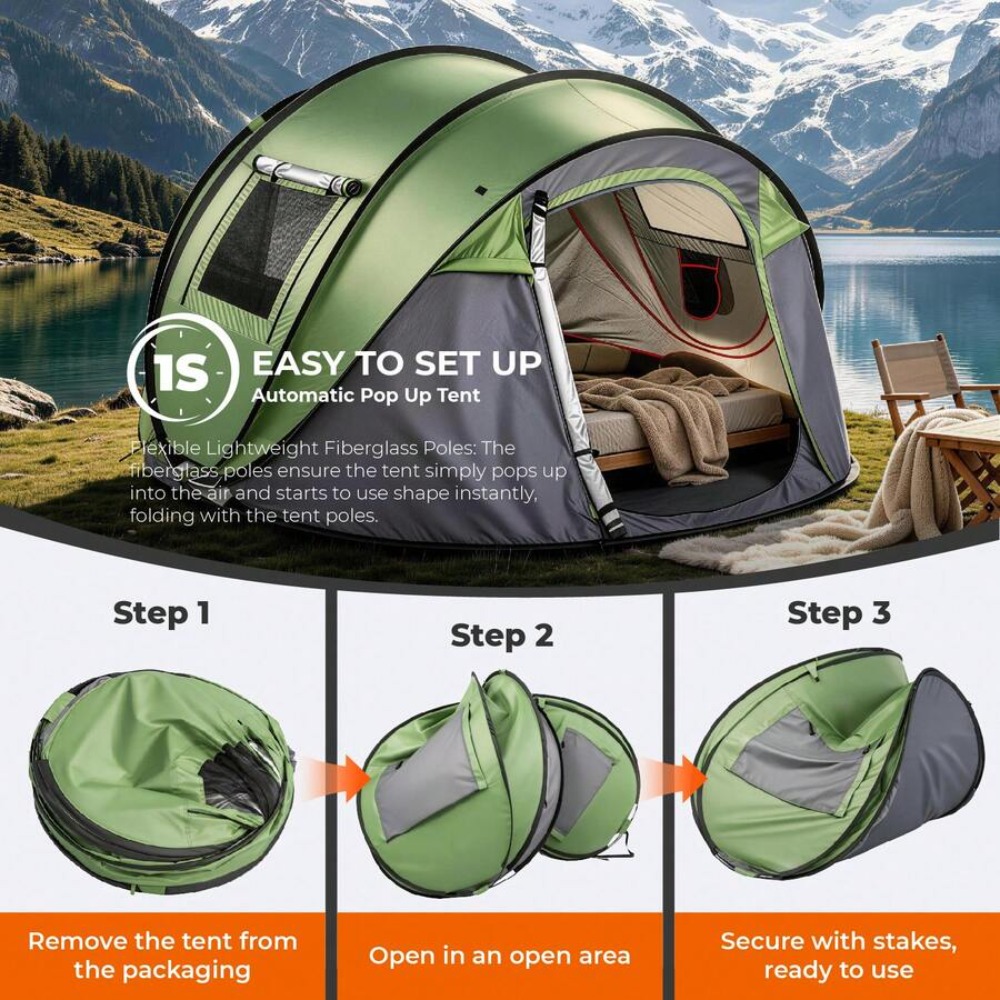 4-persoons opklapbare kampeert - Outdoor Power Socket Cover recensie en prijs