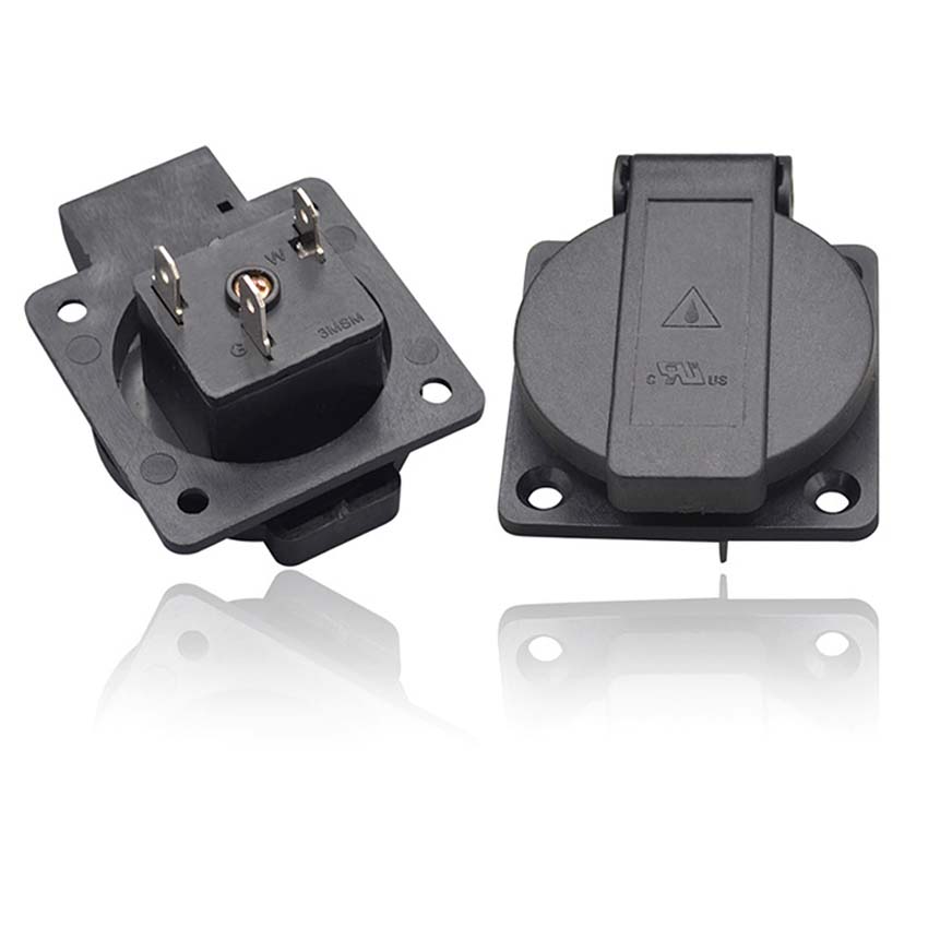 Zwart 125V 15A 20A IP44 CE Ame - Outdoor Power Receptacle recensie en prijs