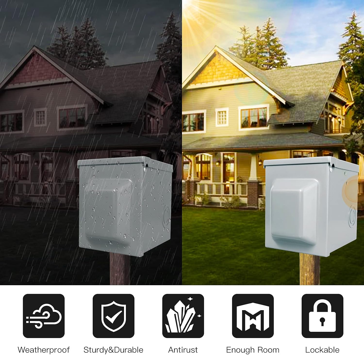 30/50 Amp 125/250 Volt RV Stop - Outdoor Power Receptacle recensie en prijs