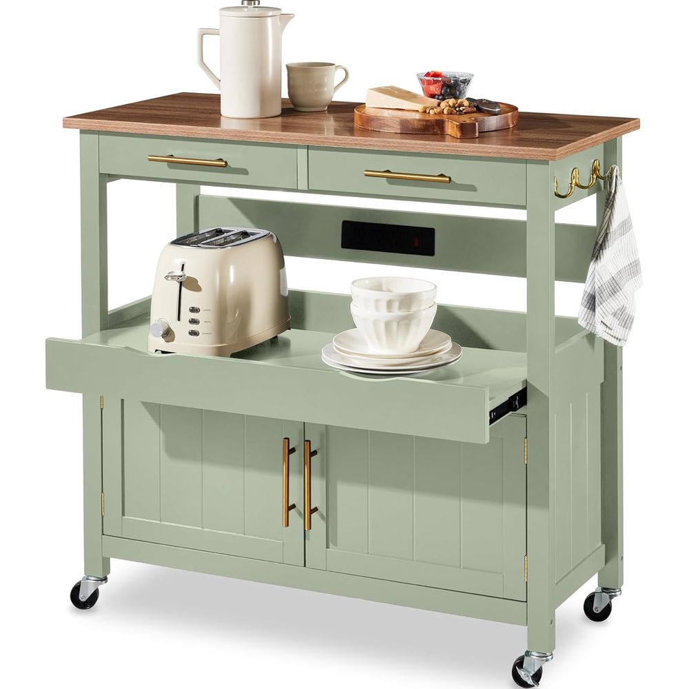 36 inch LarRolling keukeneilan - Outdoor Kitchen Power Outlet recensie en prijs