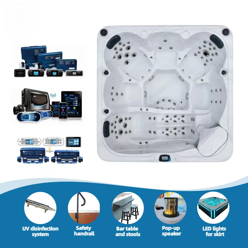 Vrijstaand acryl bubbelbad voo - Outdoor Power For Hot Tub recensie en prijs