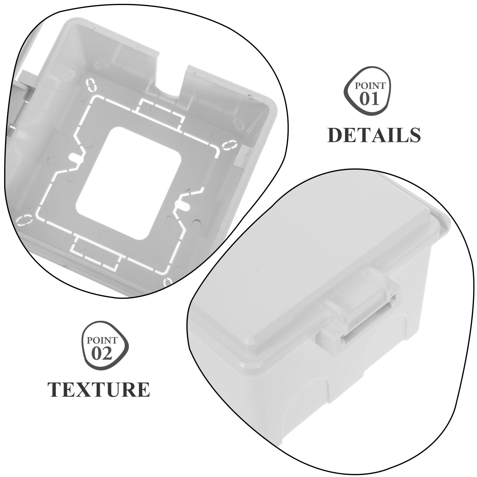 Waterdichte, afsluitbare buite - Outdoor Power Socket Cover recensie en prijs