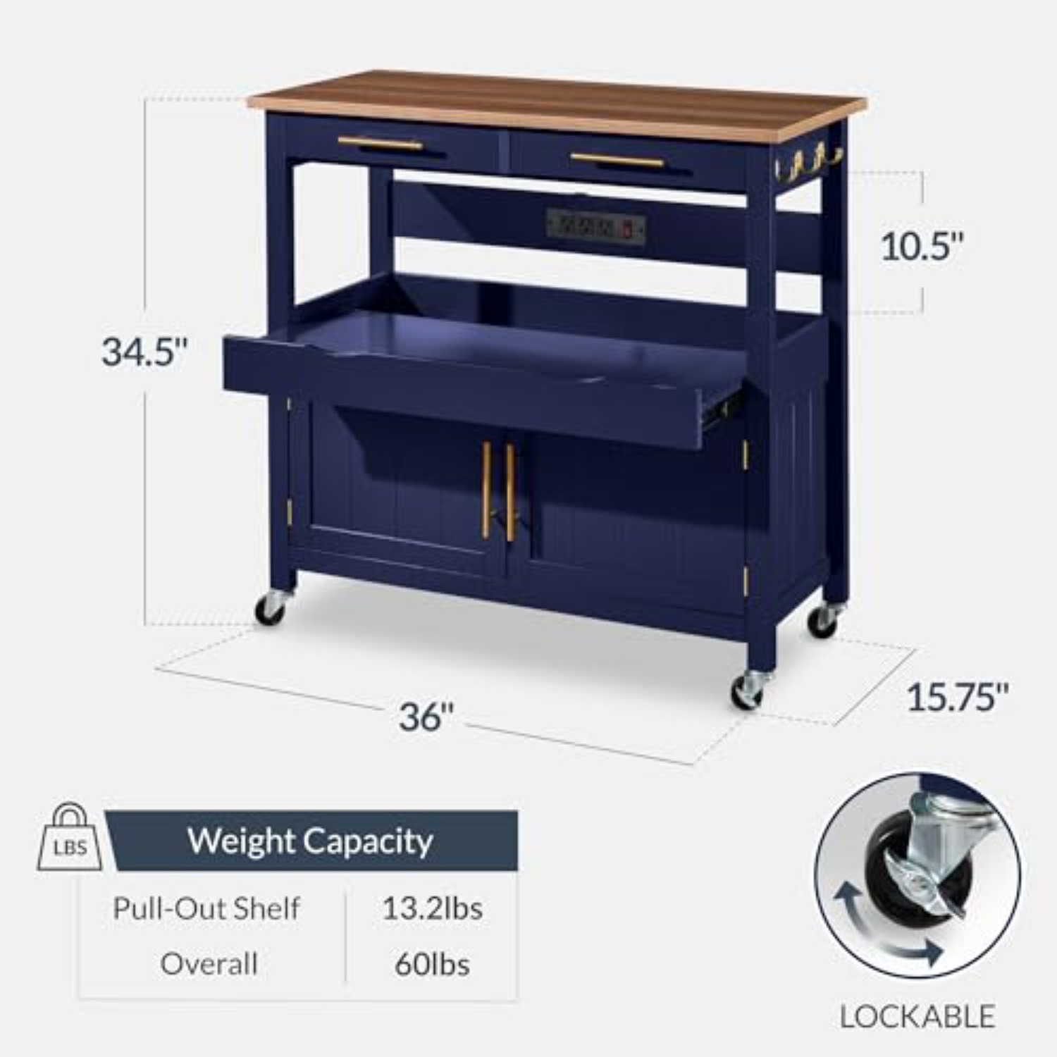 36 inch grote rollende keukene - Outdoor Kitchen Power Outlet recensie en prijs